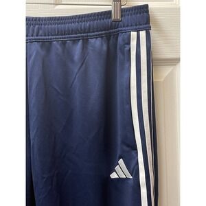 Adidas Men's Large TIRO 19 Training Soccer Pants Navy Tapered‎ Fit Regular